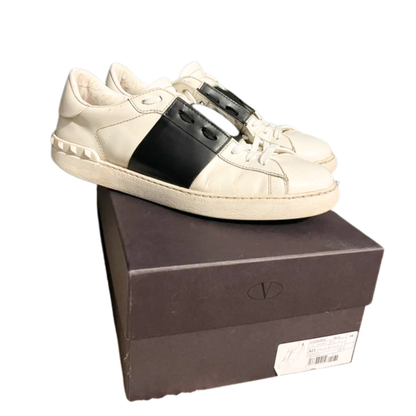 Valentino Garavani Open Sneakers (White Black)