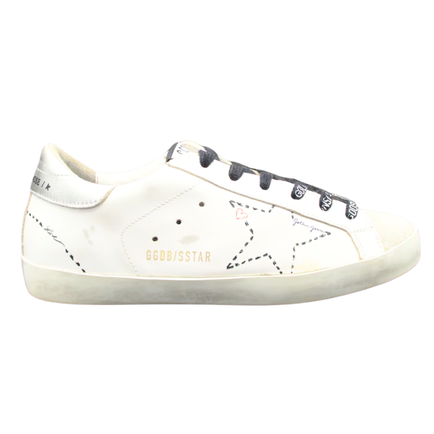 Golden Goose Superstar Sneakers (White) (Womens)