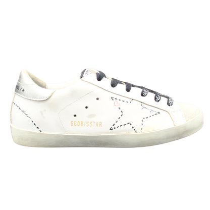 Golden Goose Superstar Sneakers (White) (Womens)