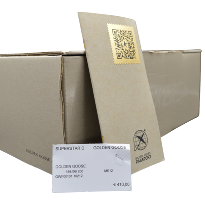 Golden Goose Superstar Sneakers (White) (Womens)