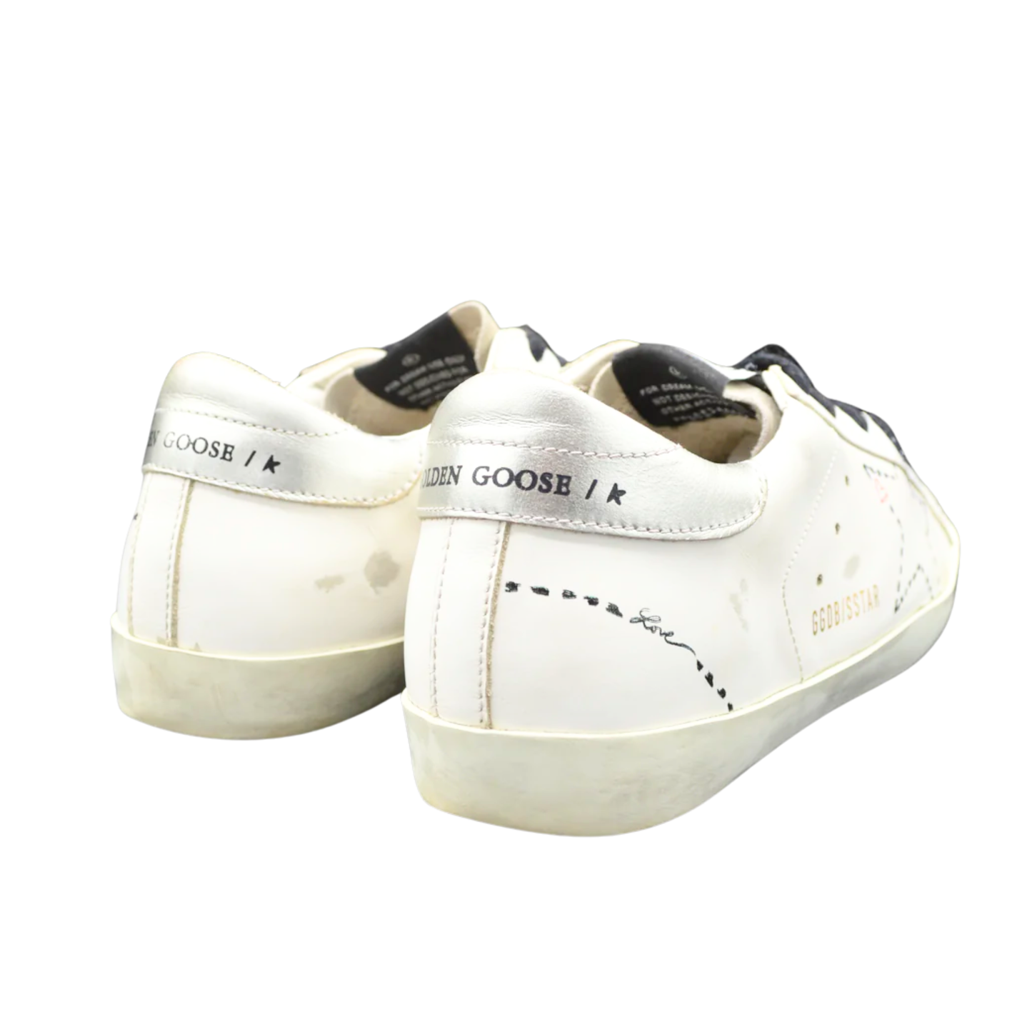 Golden Goose Superstar Sneakers (White) (Womens)