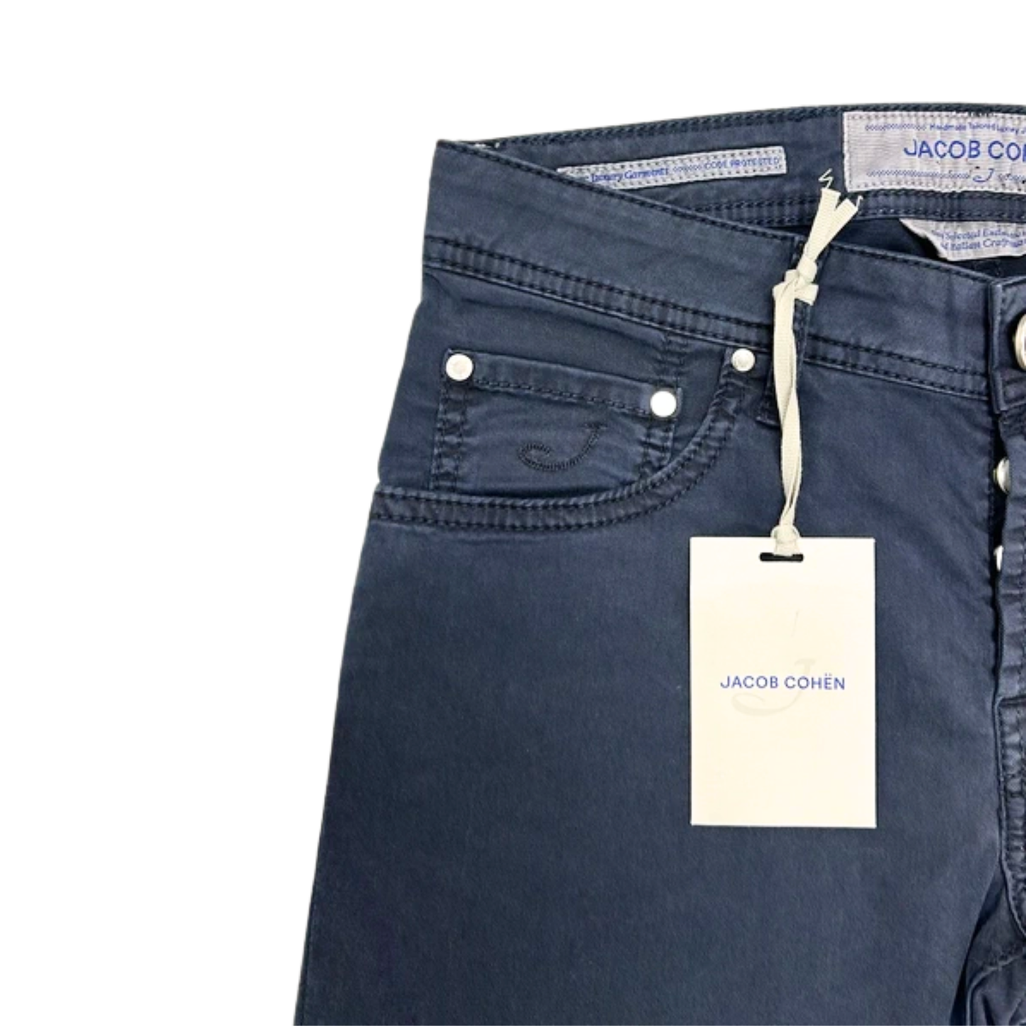 Jacob Cohën 622 Slim Fit Chinos Jeans (Navy Black) (New)