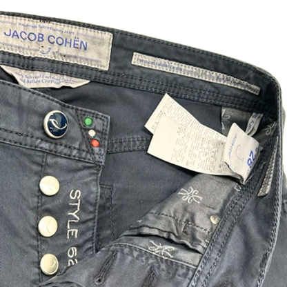 Jacob Cohën 622 Slim Fit Chinos Jeans (Navy Black) (New)