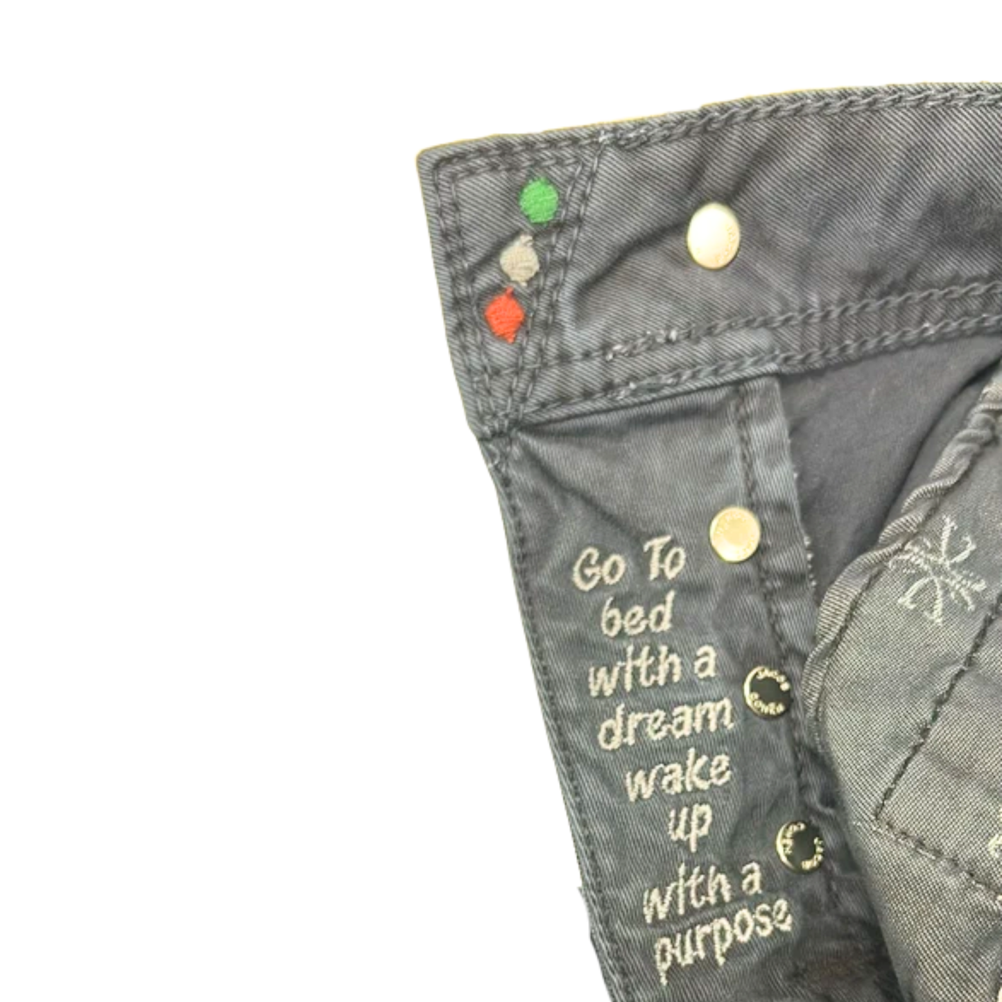 Jacob Cohën 622 Slim Fit Chinos Jeans (Navy Black) (New)