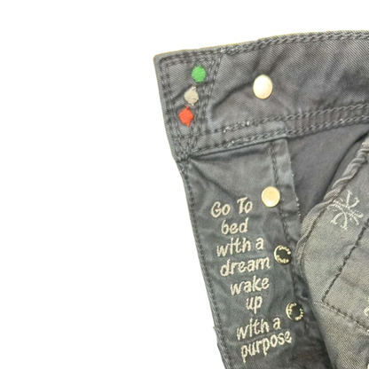 Jacob Cohën 622 Slim Fit Chinos Jeans (Navy Black) (New)