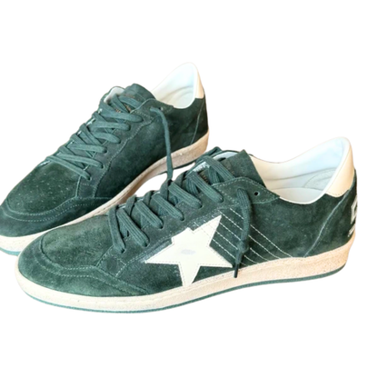 Golden Goose Ballstar Sneakers (Dark Green) (New)