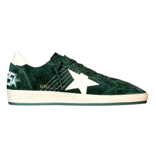 Golden Goose Ballstar Sneakers (Dark Green) (New)