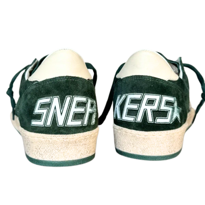 Golden Goose Ballstar Sneakers (Dark Green) (New)
