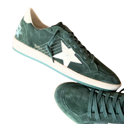 Golden Goose Ballstar Sneakers (Dark Green) (New)