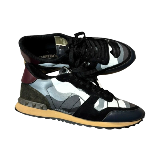 Valentino Garavani Rockrunner Sneakers (Blue White)