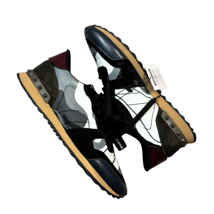 Valentino Garavani Rockrunner Sneakers (Blue White)
