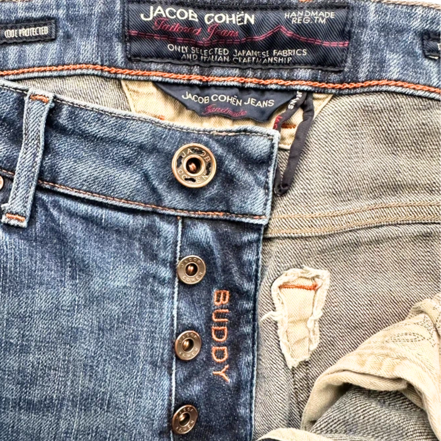 Jacob Cohën Buddy Slim Fit Jeans (Blue)