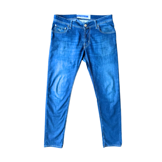 Jacob Cohën Nick Slim Fit Jeans (Navy Blue)