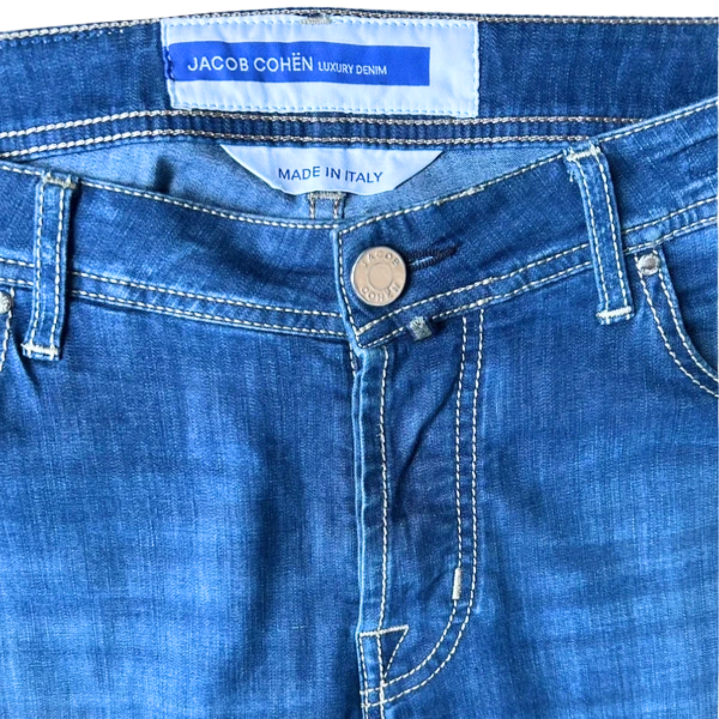 Jacob Cohën Nick Slim Fit Jeans (Navy Blue)