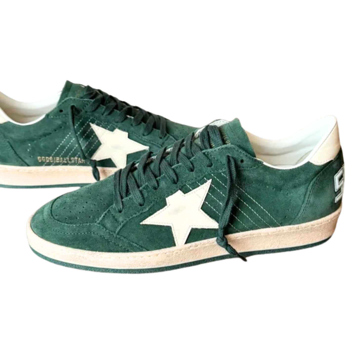 Golden Goose Ballstar Sneakers (Green) (New)