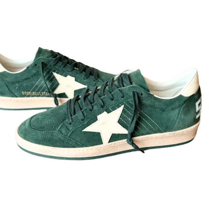 Golden Goose Ballstar Sneakers (Green) (New)