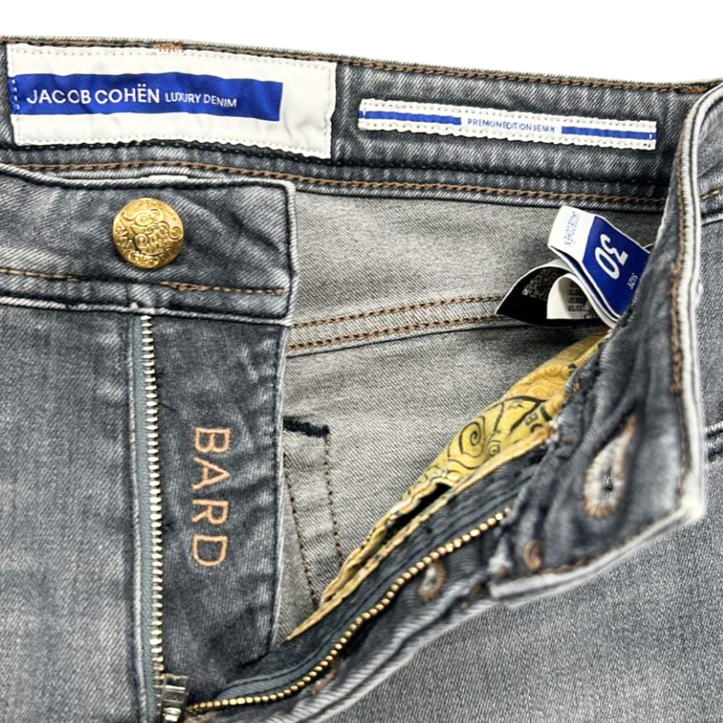 Jacob Cohën Bard Slim Fit Jeans (Gray)