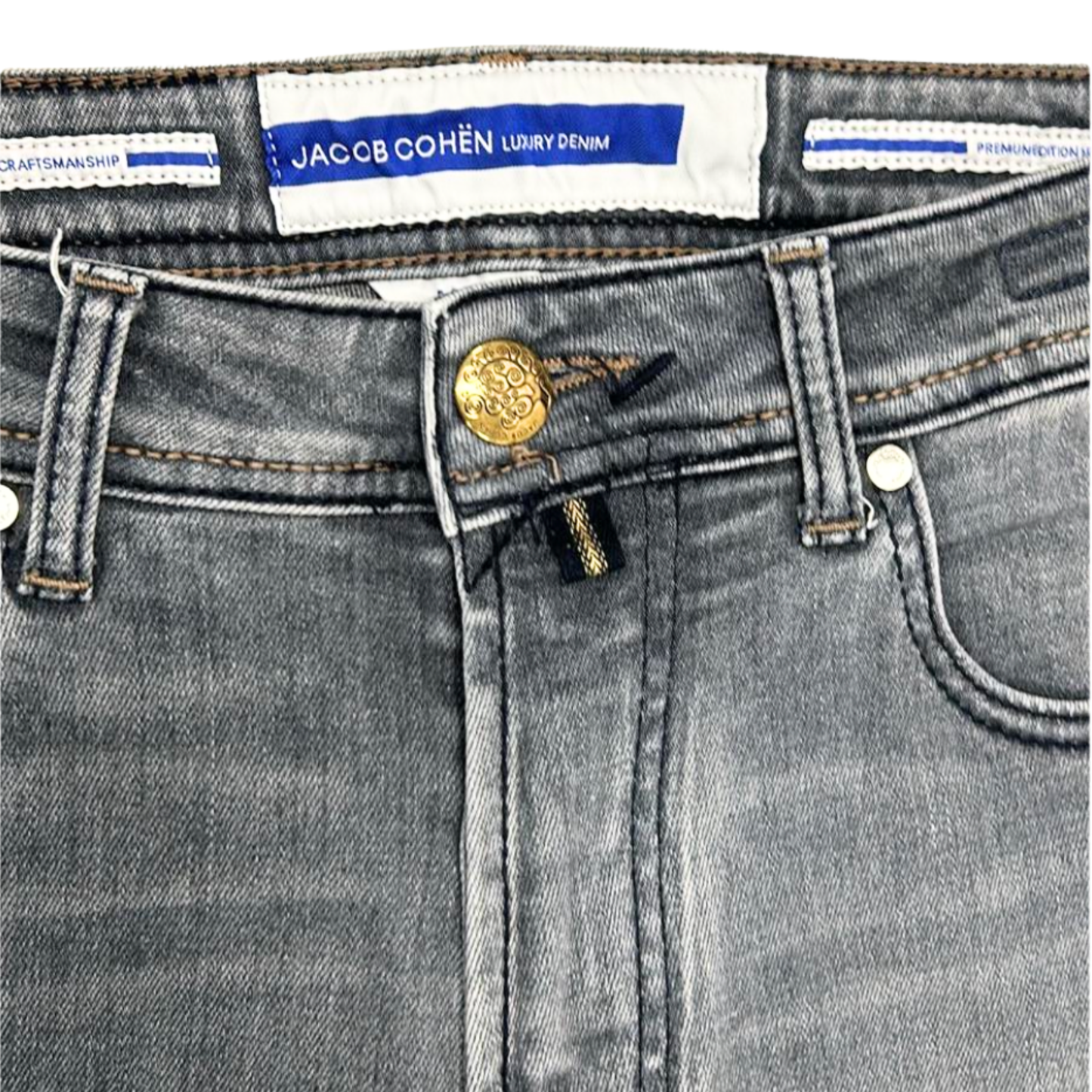 Jacob Cohën Bard Slim Fit Jeans (Gray)