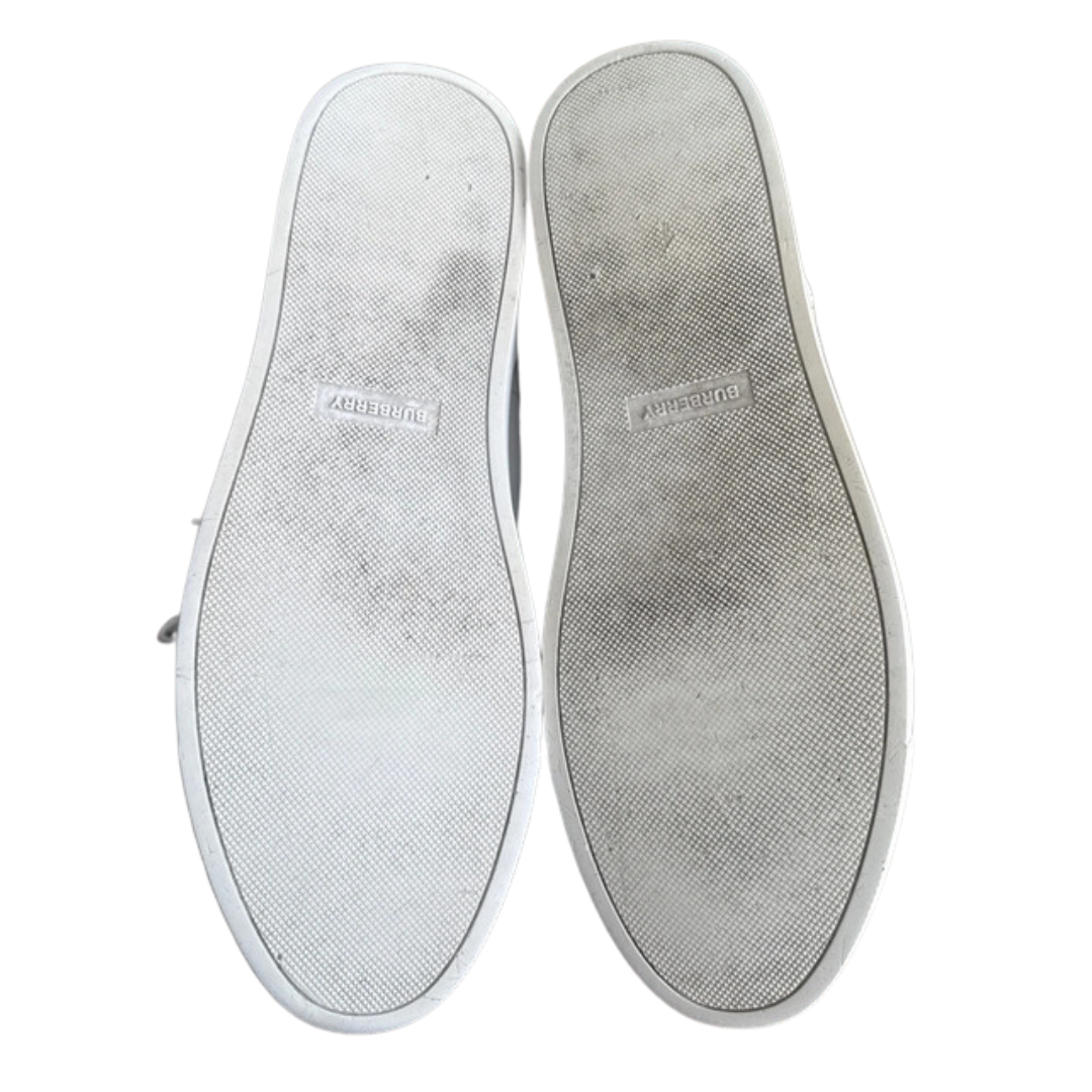 Burberry Checkered Low Sneakers (White)