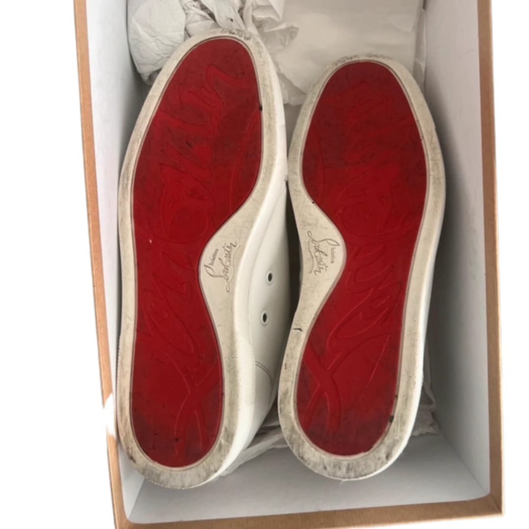 Christian Louboutin Louis Junior Sneakers (White)