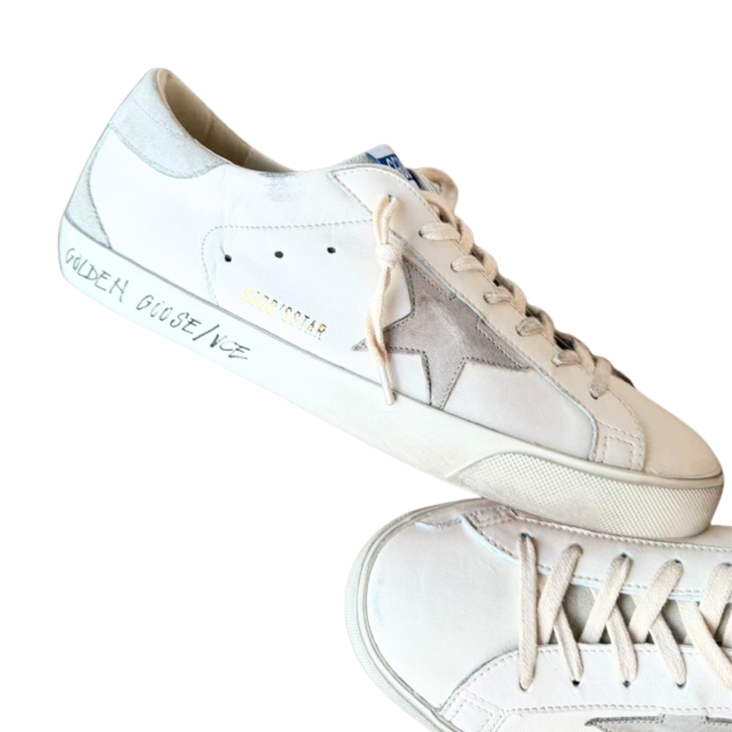 Golden Goose Superstar Sneakers (New) (White)