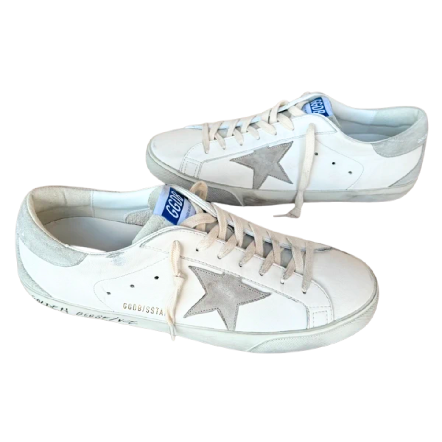 Golden Goose Superstar Sneakers (New) (White)