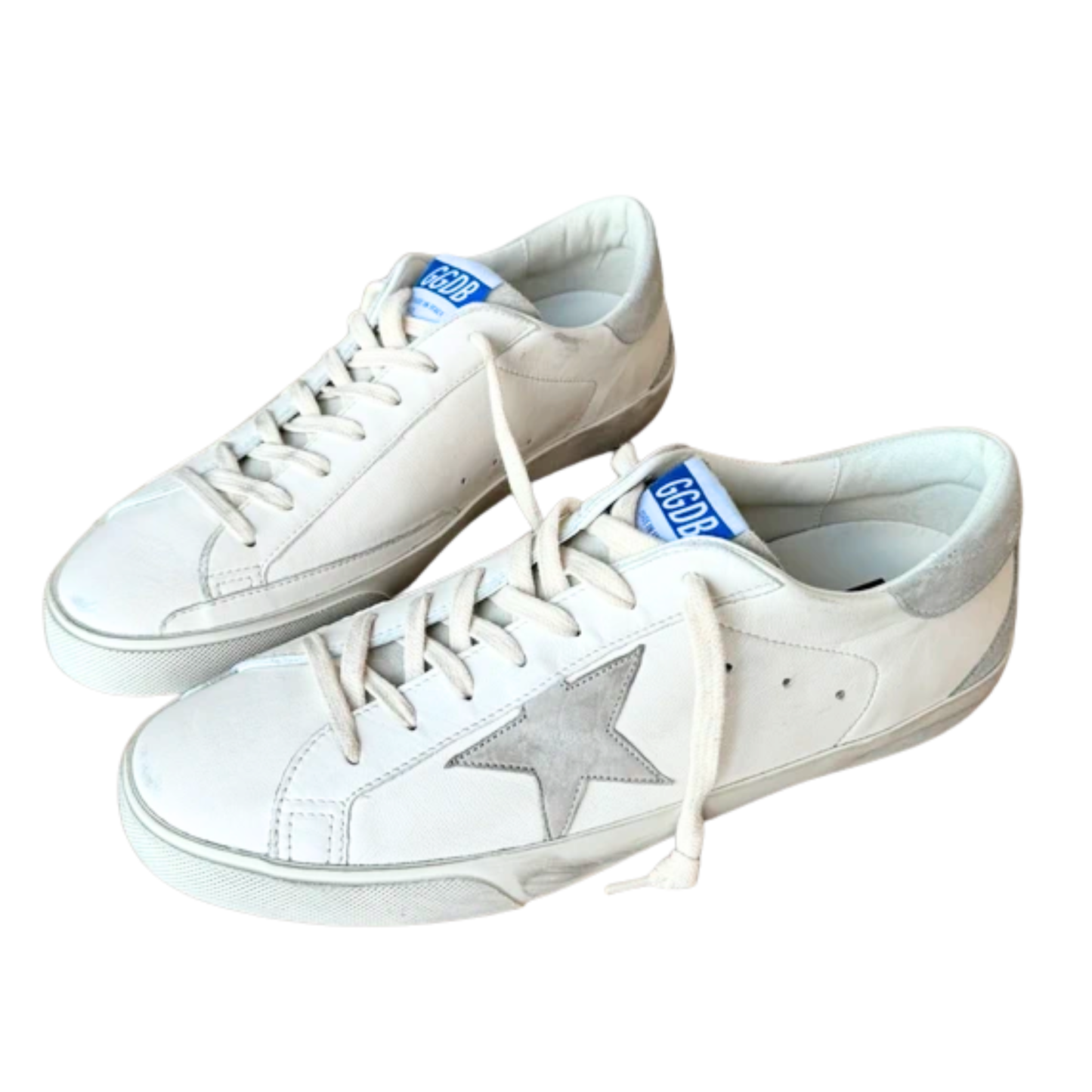 Golden Goose Superstar Sneakers (New) (White)