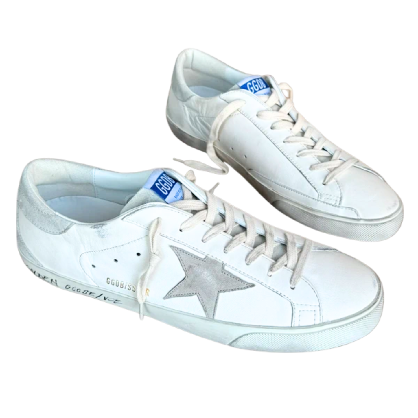 Golden Goose Superstar Sneakers (New) (White)