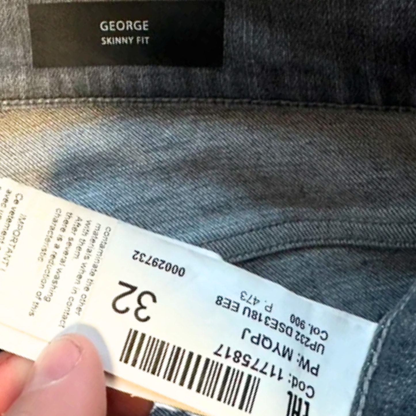 Dondup George Skinny Fit Jeans (Grey)