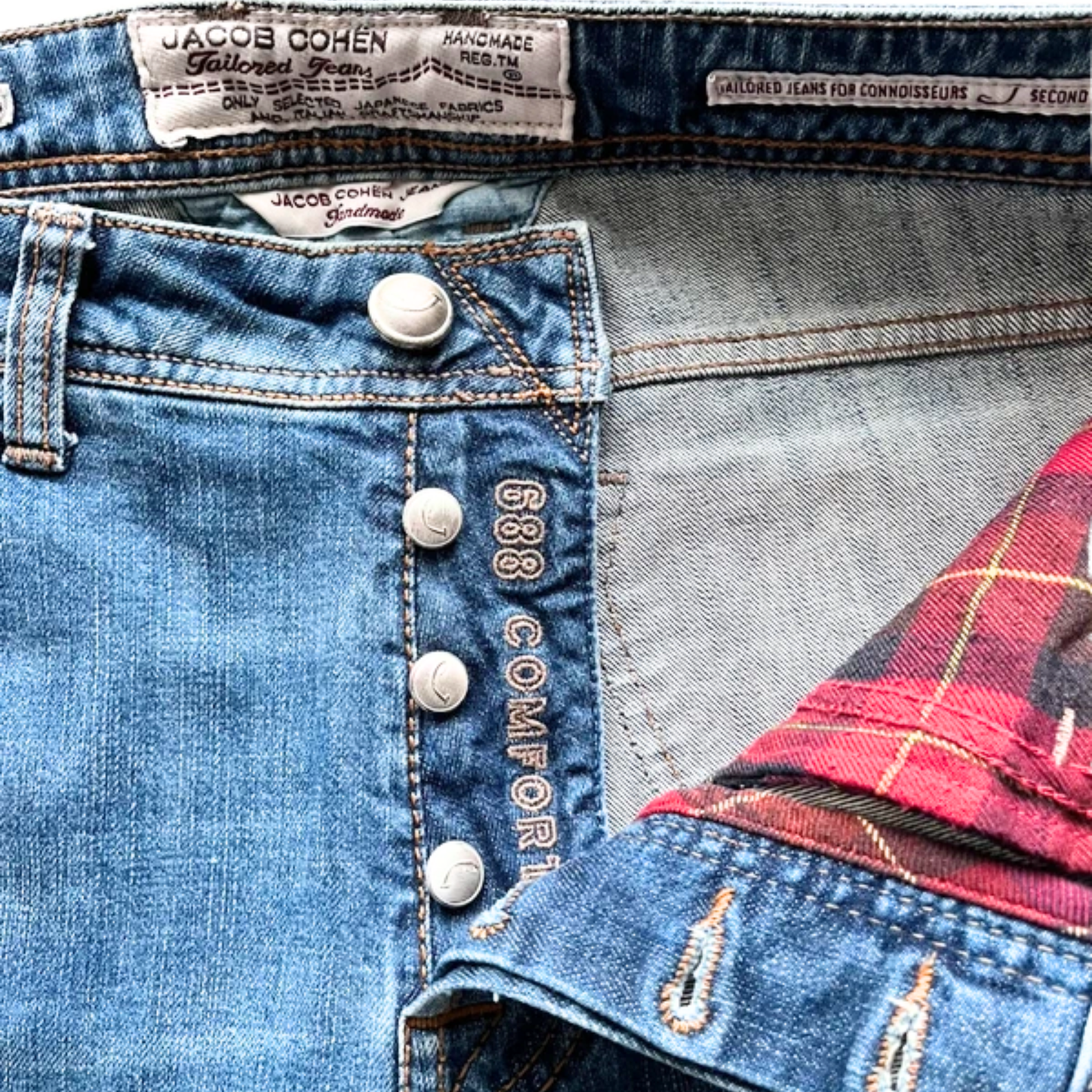 Jacob Cohën 688 Slim Fit Jeans (Blue)