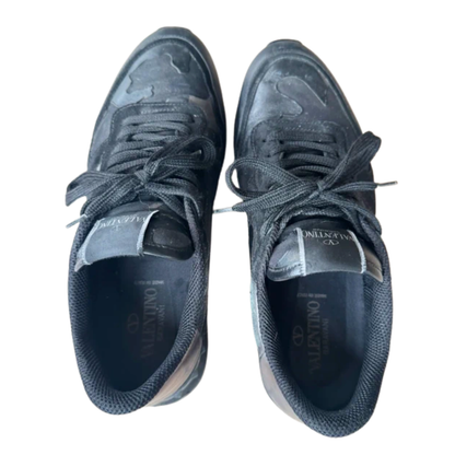 Valentino Garavani Rockrunner Sneakers (Black)