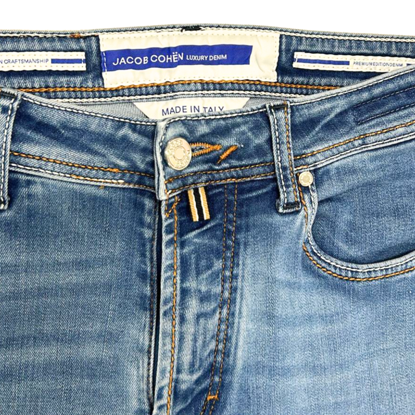 Jacob Cohën Bard Slim Fit Jeans (Blue)