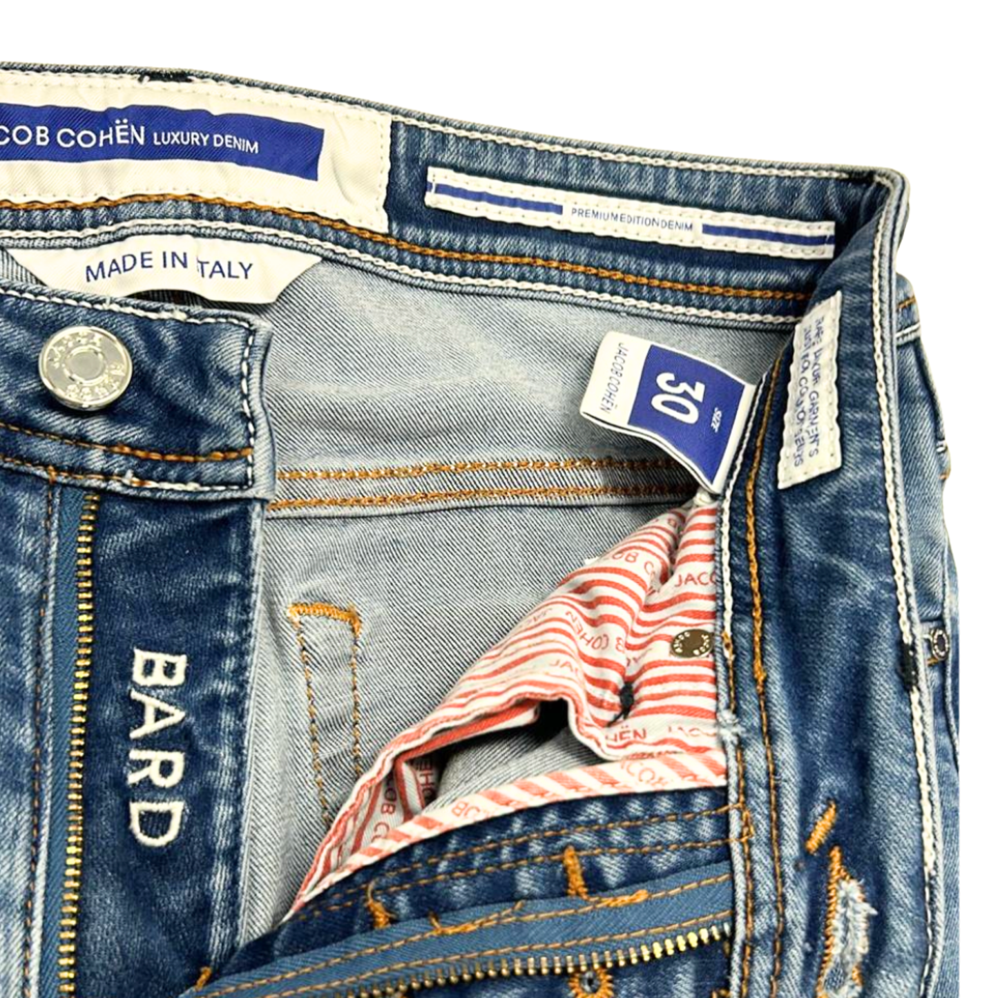 Jacob Cohën Bard Slim Fit Jeans (Blue)