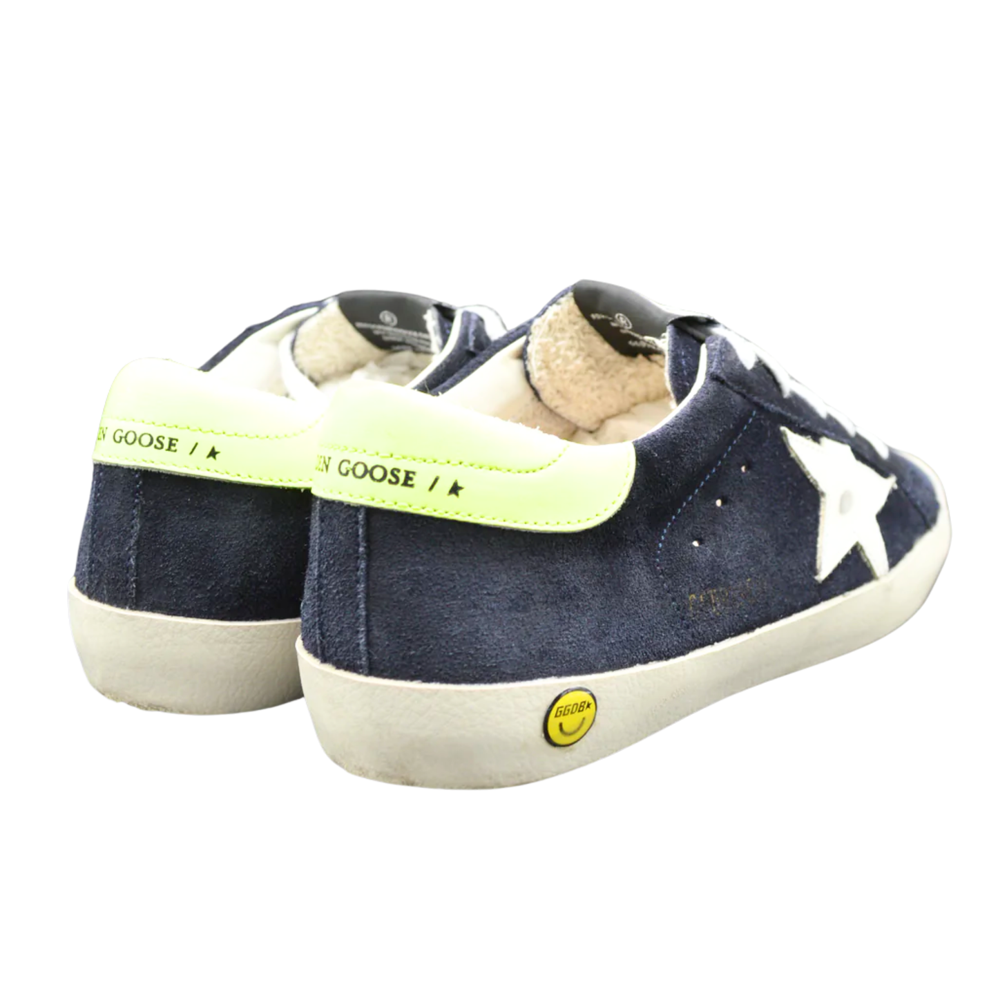 Golden Goose Superstar Sneakers (Navy) (Womens)