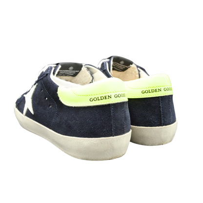 Golden Goose Superstar Sneakers (Navy) (Womens)
