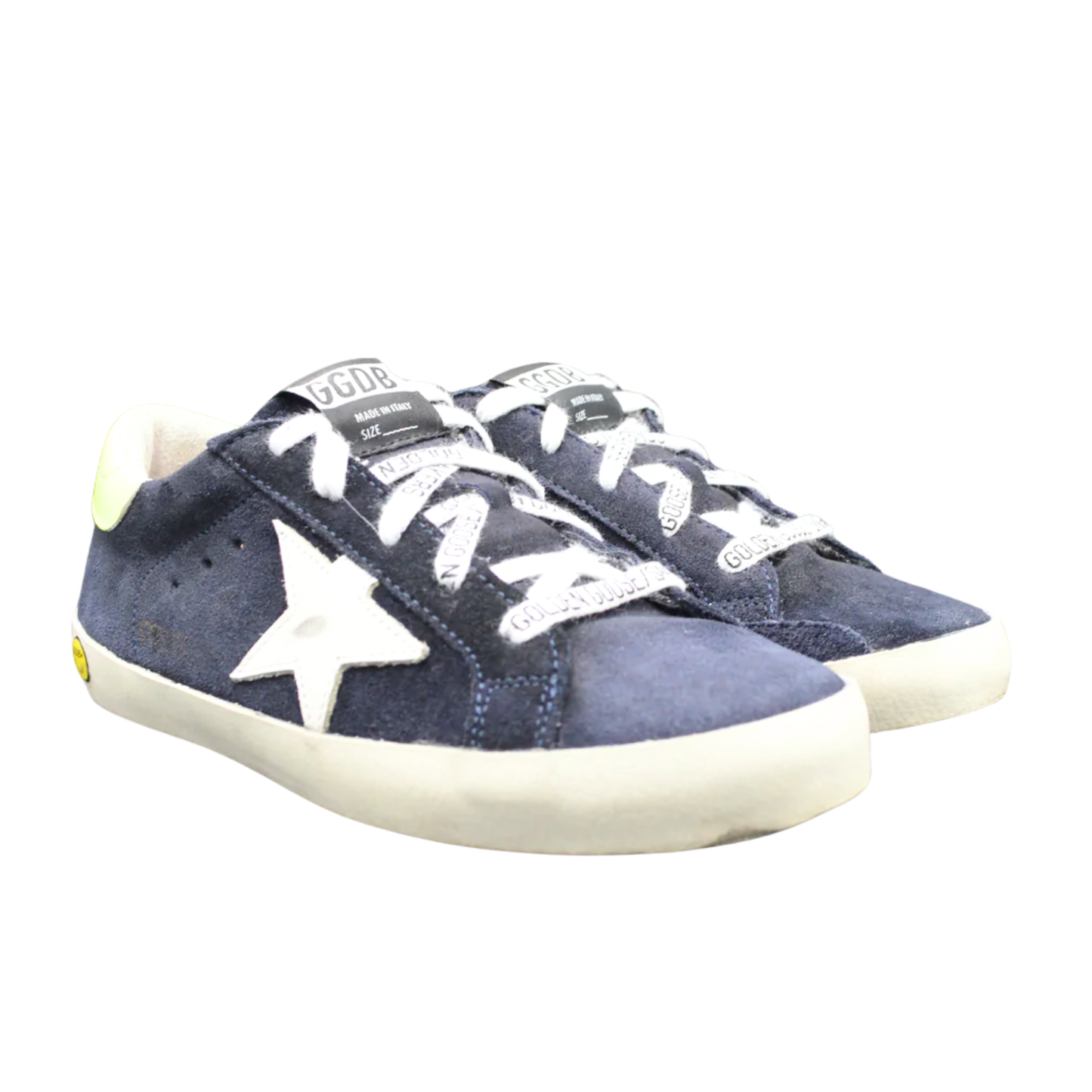 Golden Goose Superstar Sneakers (Navy) (Womens)