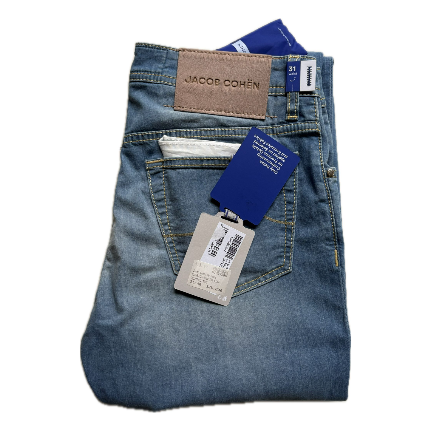 Jacob Cohën Bard Slim Fit Jeans (Navy) (New)
