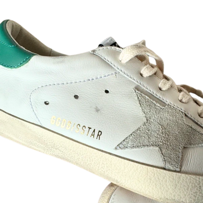 Golden Goose Ballstar Sneakers (White Green)
