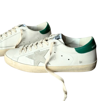 Golden Goose Ballstar Sneakers (White Green)