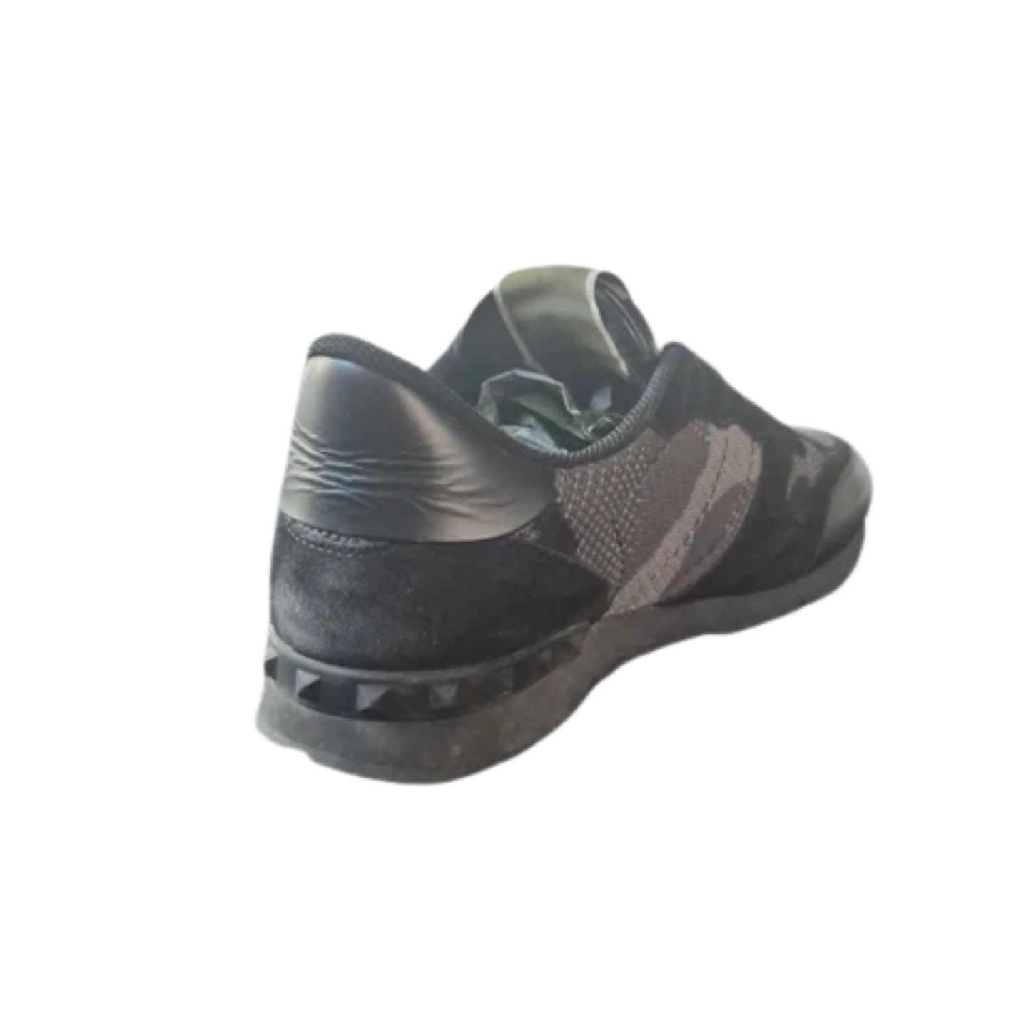 Valentino Camoflage Rockrunner Sneakers (Black)