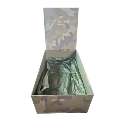 Valentino Camoflage Rockrunner Sneakers (Black)