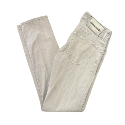 Jacob Cohën Nick Slim Fit Chino Jeans (Grey Beige)