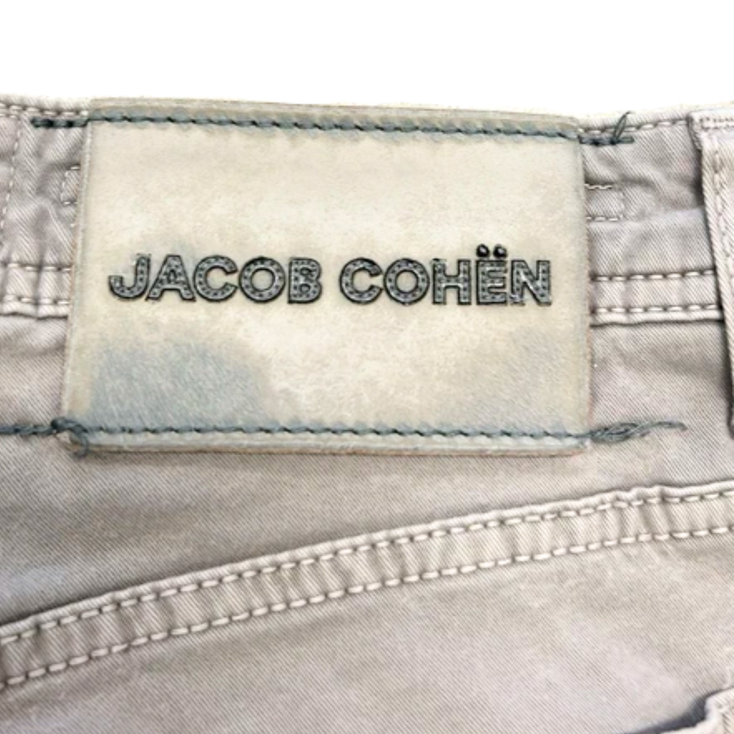 Jacob Cohën Nick Slim Fit Chino Jeans (Grey Beige)