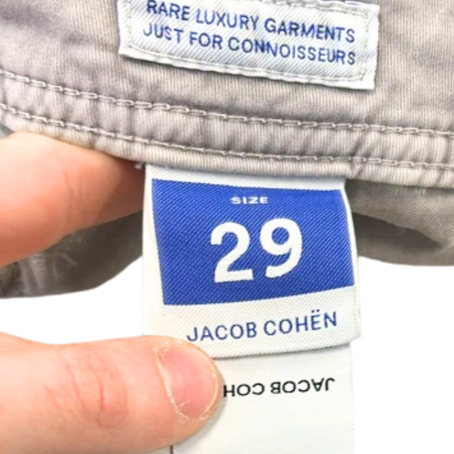 Jacob Cohën Nick Slim Fit Chino Jeans (Grey Beige)