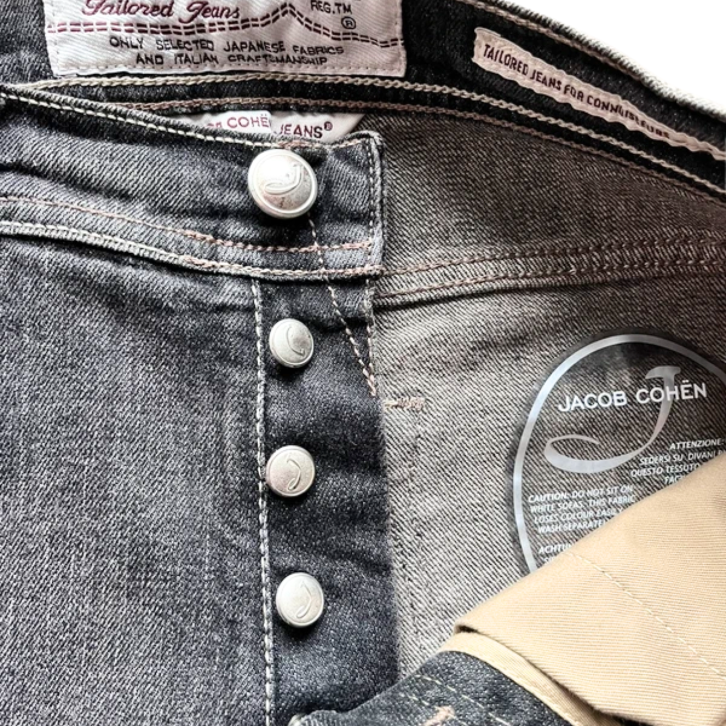 Jacob Cohën 610 Slim Fit Jeans (Gray)