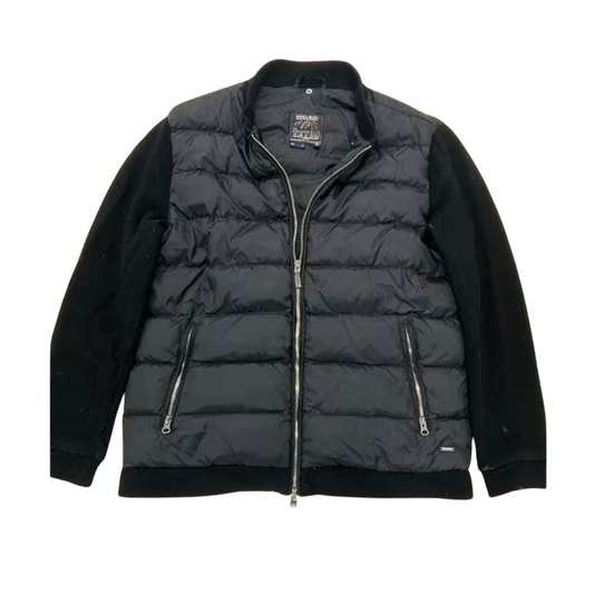 Woolrich Down Cardigan Jacket (Black)