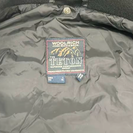 Woolrich Down Cardigan Jacket (Black)