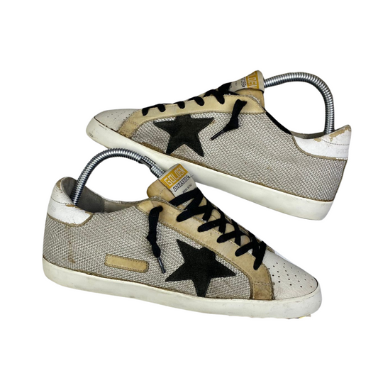 Golden Goose Superstar Sneakers (Beige Grey) (Women's)