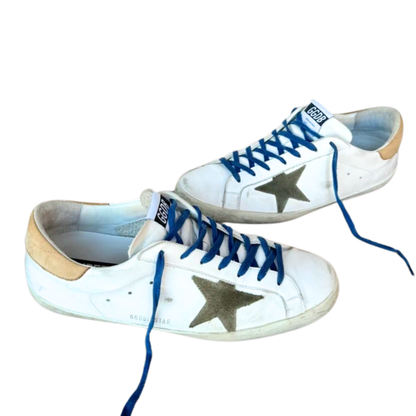 Golden Goose Superstar Sneakers (White)