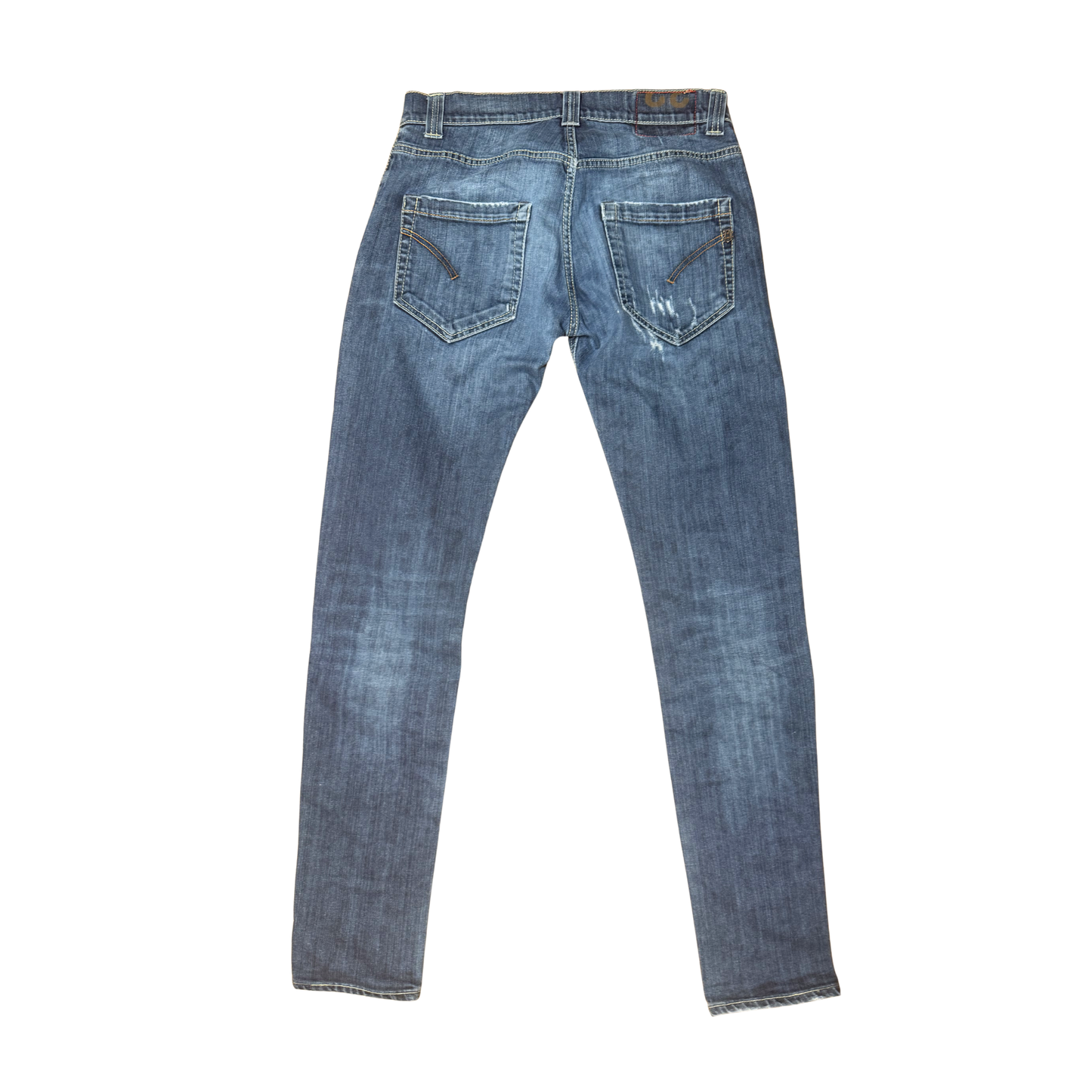 Dondup Distressed Slim Fit Jeans (Gray)